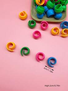 [10pcs]Colorful Silicone Spool Pins, Flexible Anti-Slip, Bright Macaron Style Spool Core Buckle, Suitable For Sewing Thread, Cross Stitch Thread, High Cost-Performance Sewing Supplies For Beginners And Home Use - Silicone Spool - View 11