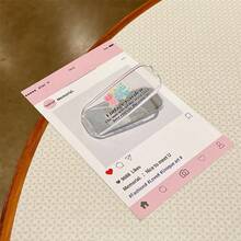 1pc Ins Style Mirror Makeup Phone Stand Phone Case Back Adhesive Foldable Bracket Anti-Drop Desktop Back Sticker Portable - Multicolor - View 7