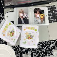 1pc Cute Cartoon Animal Card Holder, Polka Dot Animal Star Photo Card Sleeve, K-Pop Animal Themed Photo Album, Idol Photo Card Storage, YOUCHENGYOUPIN, PU Material, Suitable For 3-3.5 Inch Photo Cards, Mini Photo Cards, Korean Idol Album Photocards, Anime Game Merchandise Photocards And Other Collections,Card Holder - Card Pack - View 2