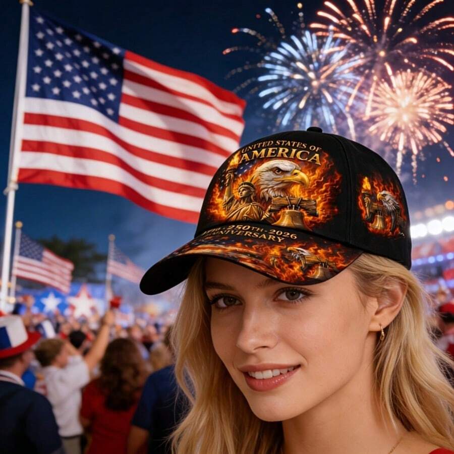 250th Anniversary Of The United States Hat, Suitable For Holiday Celebrations And Everyday Wear, An Ideal Gift - Mixed Colors - View 1