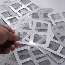 10pcs Bathroom Bathtub Hair Catcher - Easy To Use, Drain Filter Sticker, Disposable Drain Cover, Suitable For Shower, Sink And Laundry Room, Convenient Adhesive, Hair Catcher Drain Cover, Anti-Clogging, Easy To Clean, Home Essential - Multi-color - View 4