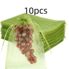 1pc Pop-Up Plant Protection Net Cover, Foldable Mesh Raised Garden Bed Cage With Reinforced Frame, Bird And Pest Barrier, Suitable For Succulents, Vegetables, Flowers, Outdoor Backyard Patio Gardening Supplies, Portable Plant Protection Tent - A - View 16