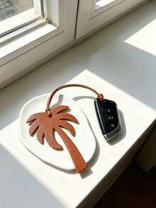 1PC Coconut Tree Pendant,Bag Charm, Plant Pendant, Backpack PU Decoration, Shoulder Bag Suspension Decoration, Car Pendant, Luggage Accessories - Multicolor - View 8