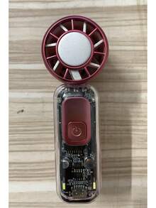 Portable Handheld Turbo Fan With Ice Cooling, Speed (1-199), 1800mAh Rechargeable Battery, 15000RPM Mini Pocket Fan For Travel/Outdoor/Home/Office - A - View 13