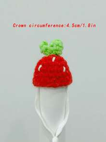 Hamster Decorative Knitted Knitted Hat Photo Prop Animal & Plant Shaped Cute Accessory Parrot Hat Snake & Lizard Accessory - Multicolor - View 40