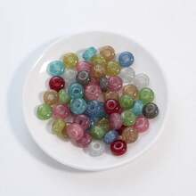 10pcs, 14*8mm Resin Starry Glitter Large Hole Abacus Beads, Random Color, Beads & Bead Assortments, DIY Bracelets, Necklaces, Phone Chains, Bag Charms, Beaded Curtains, Home Decor, Clothing Accessories - Multicolor - View 11