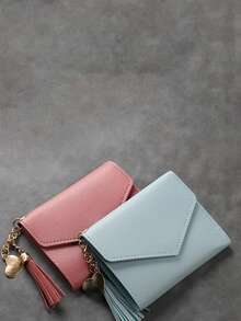 Multifunctional Multi-Slot Short Wallet For Women, Mini Portable Handbag, Student Daily Coin & Card Holder 2-In-1 - Multicolor - View 7