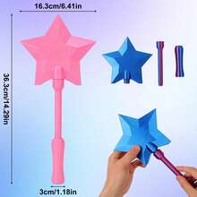 1pc 3D Printed Credit Card Magic Wand, Fairy Magic Payment Wand, Starlight Magic Wand Payment Card Holder, Unique Creative Gift, Featuring "Starry Sky Pattern" Design With Magical Appearance, Perfect For Bank Card Holder - View 10