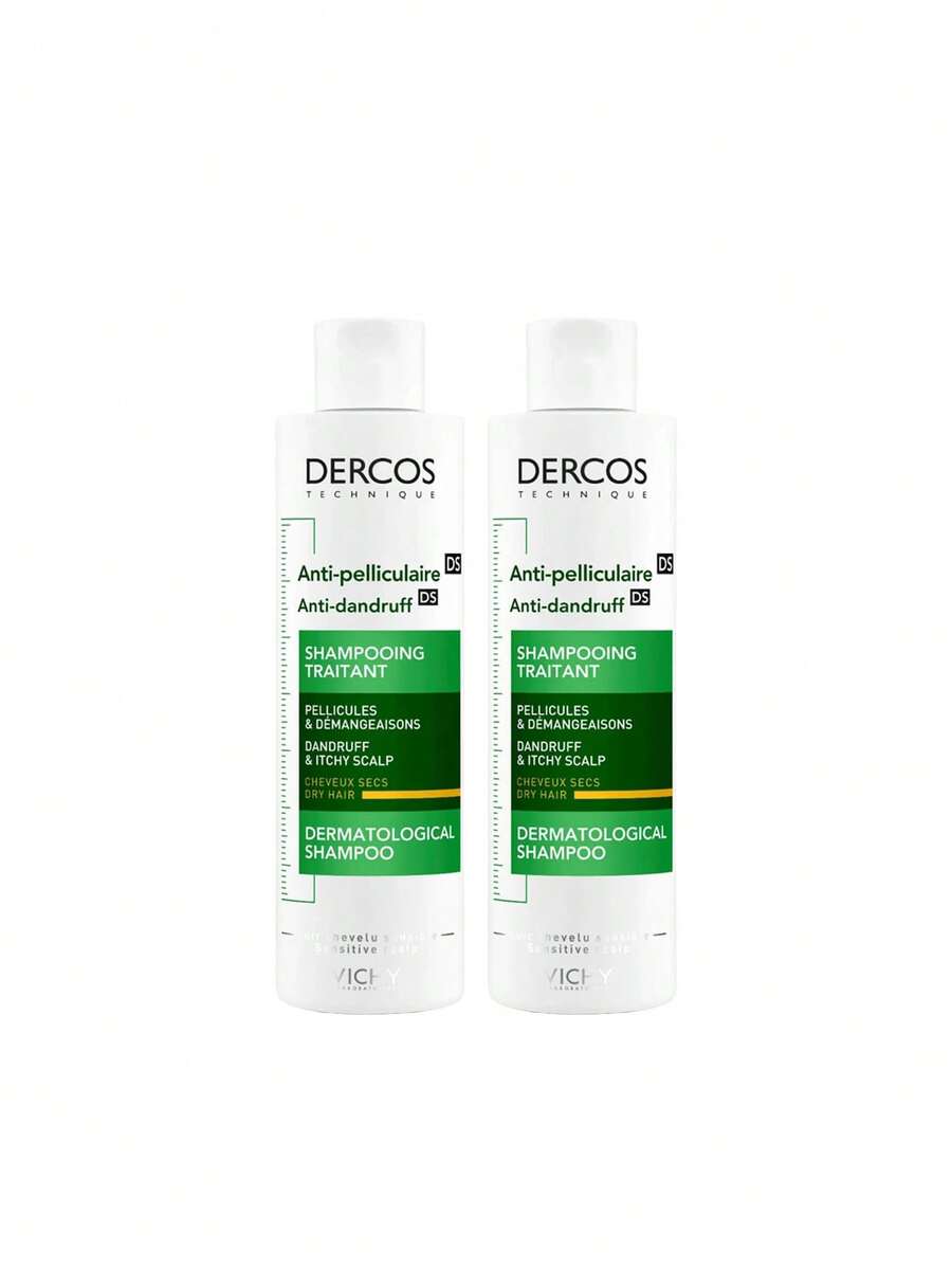 Vichy [Bundle] Dercos Anti-Dandruff Shampoo For Normal To Oily Hair 200 Ml X 2 - Dercos Anti-Dandruff - View 1