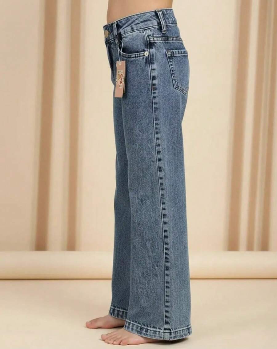 Girls' Graphite Cargo Jeans - marmolado básico - Ver 1