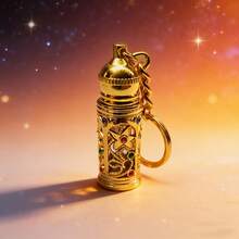 3Ml Essential Oil Glass Bottle Portable Perfume Bottle Keychain Flavor Sub-Bottle Retro Liquid Sub-Bottle Empty Bottle - Empty Perfume Bottles - View 4
