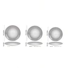 Delicate And Beautiful Plate, French-Style Plate, Steak Plate, Shallow Plate, Western-Style Tableware, High-End Plate, Hotel Tableware - Black and White - View 4