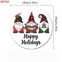 1 Set Christmas Design PET Non-Slip Coasters, Home Kitchen Decor Accessories, Outdoor Garden Supplies, Suitable For Various Holiday Gatherings, Wedding Party Gifts, Autumn Thanksgiving, Halloween, Christmas Decoration Gifts - PET-1924 - View 3