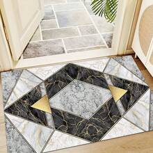 1pc Vintage Pattern Printed Long Runner Rug, Home Floor Mat, Entryway Doormat, Indoor Entrance Mat, Bedroom Bedside Rug, Kitchen Runner Mat, Suitable For Living Room, Laundry Room, Bathroom - Multicolor - View 4