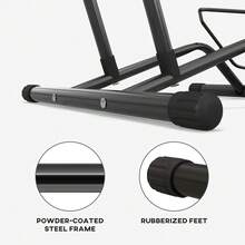 Portable Bike Floor Stand, Freestanding Bike Rack For 16"-29" Kid's/Mountain/Road Bikes Home Garages Use - T0001-01-2130 - View 7