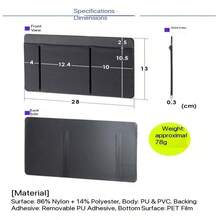 Pocket Mouse Holder For Laptop, Laptop Storage Sleeve, SSD HDD Cable Organizer, Reusable Adhesive Compact Elastic Pouch, Computer Accessories, Self-Adhesive Mouse Storage Bag, Laptop Portable Hard Drive Storage Bag, Digital Accessories Organizer Pouch - View 10
