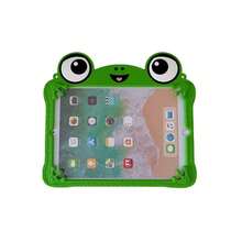 這款精緻卡通大眼青蛙矽膠保護殼適用於 iPad Air 4/5 10.9 吋、7/8/9 10.2 吋、(A16) 11 吋 (第 11 代 2025 年款),風格可愛,非常適合返校季、情人節、新年及其他場合 - 彩色 - 查看 7