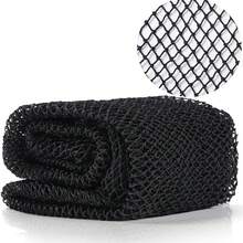 Nylon Exfoliating Bath Sponge African Net Nylon Bath Towel Scrubbing Strip Foaming Mesh Bath Towel Exfoliating Bath Towel - Black - View 1