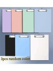 3pcs/1pc Multicolor Clipboards, Hanging Folders, Portable Hardboard Clips, Suitable For Office, Property Hallway, School, Home Hanging Memo, Back To School Supplies,Back To School Season - Multicolor - View 9