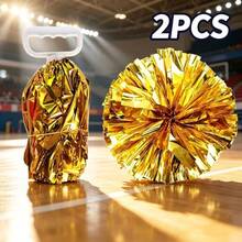 2pcs Football/Basketball Cheerleading Handballs, Four-Finger Grip Series Football Handballs, Suitable For Sports Team Activities, Dance Performances, Square Dance Game Props, Dance And Cheerleading Support Props, Suitable For Outdoor Sports Team Performance Handballs, Football World Cup Support Wristbands - Multicolor - View 3