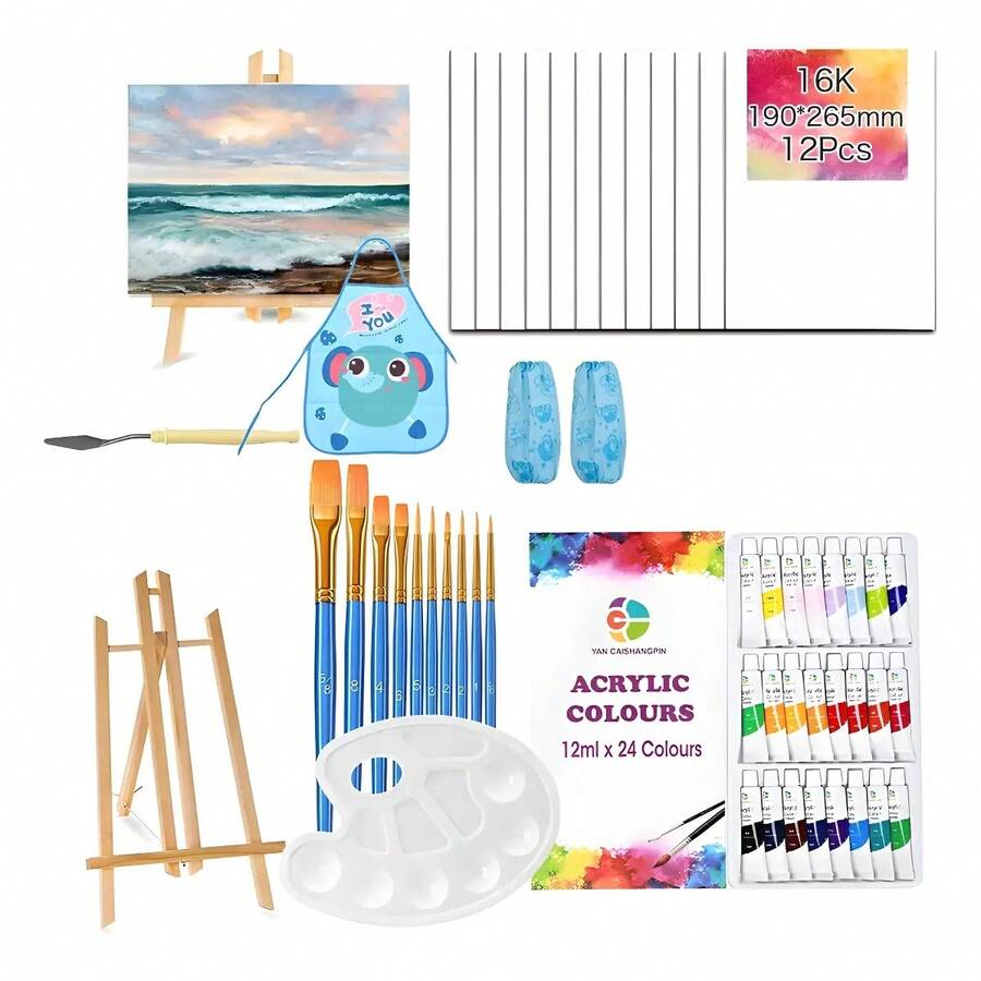 Kids Aprons & Smocks - Set Of 24 Colors - View 1