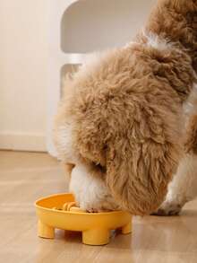 1PC Slow Feeding Bowl, 4 Legs Anti-Tip, Non-Slip Base, PP Material, Raised Obstacle Design To Prevent Choking, Reduce Bloating, Suitable For Small And Medium Dogs And Cats, Neck Friendly, Easy To Clean, Durable, Stable, Home Use - 500ml - View 10