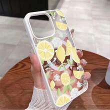 [Livrare 24h din DE/FR/ES] Husa pentru telefon Apple 17 16 15 Promax 21 22 23 24 25 26 Ultra Galaxy - Noua husă Apple Lemon pentru iPhone 16 Pro Max, 16 Plus, 15 Pro, 14, 13, 12 și 11, cu atracție magnetică - A - Vizualizare 3