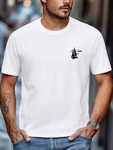 Men Outdoor Tees & Tanks - 白色 - 查看 1