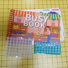 Busy Book DIY Handmade Puzzle, Portable Quiet Busy Sticker Book, Children's Sticker Toy Gift - Multicolor - View 14