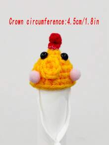 Hamster Decorative Knitted Knitted Hat Photo Prop Animal & Plant Shaped Cute Accessory Parrot Hat Snake & Lizard Accessory - Multicolor - View 33