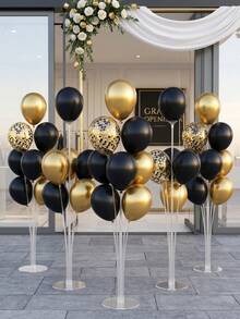 Balloon Display Stand,Transparent Balloon Display Stand Set, Reusable Balloon Arch Display Kit, Balloon Column Stand With Self-Adhesive Base And Balloon Accessories, Suitable For Birthday Parties And Wedding Decorations(Does Not Include Balloons) - Multiple Styles - View 1