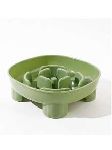 1PC Slow Feeding Bowl, 4 Legs Anti-Tip, Non-Slip Base, PP Material, Raised Obstacle Design To Prevent Choking, Reduce Bloating, Suitable For Small And Medium Dogs And Cats, Neck Friendly, Easy To Clean, Durable, Stable, Home Use - 500ml - View 13