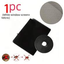 Self-Adhesive Window Screen - Window Mesh Curtain, Mosquito & Insect Barrier, Suitable For Windows, Kitchen Doors, Home Use, Easy Installation & Removable, Breathable, Dust-Proof Window Mesh, Customizable - A - View 16