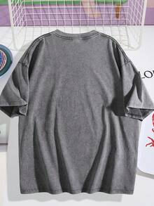 Retro America 4th Of July Shirt Preppy Fourth Of July Tshirt  Oversized USA Tee Aesthetic Patriotic Shirt Comfort Colors2026-Summer Outfits For Women - 灰色 - 查看 2