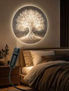 Lampe portable à tête de mort lumineuse flexible à 360°, décoration de chambre pour les fêtes - Arbre de la vie - Voir 9