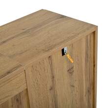 Sideboard Natural Made Of Wood For Dining Room And Living Room - 自然的 - 查看 7