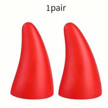 1 Pair 3D Black Devil Horn Car Stickers, Self-Adhesive Waterproof Vehicle Horn Decoration Accessories, Suitable For Halloween Party Decor - Multicolor - View 13