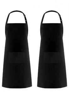 1pc Adjustable Waterproof 2 Pockets Black - Black - View 1