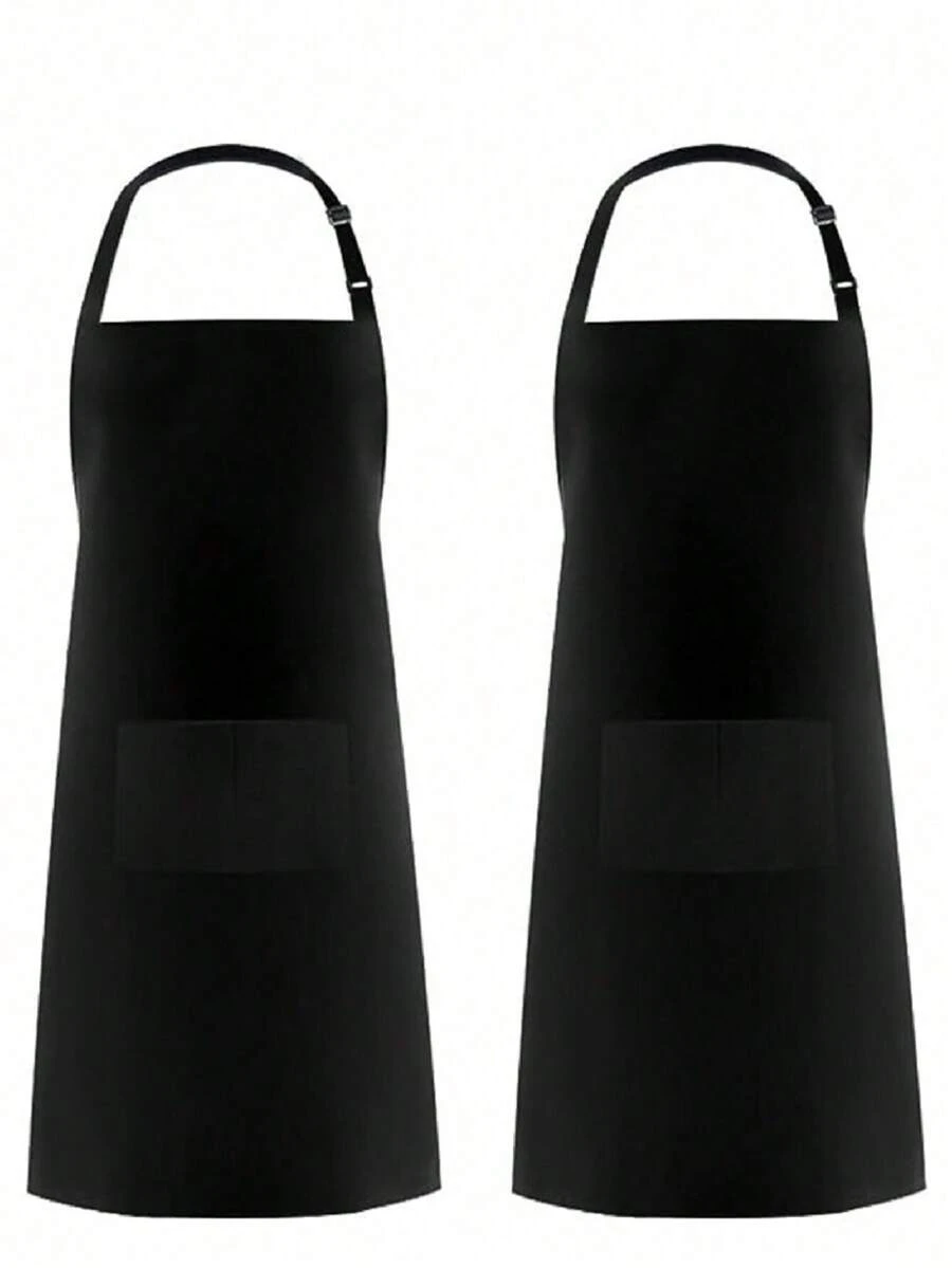 1pc Adjustable Waterproof 2 Pockets Black - Black - View 1