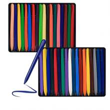 Multi-Color Crayon Set Excellent Pigmentation Washable 24 Or 36pcs - Multicolor - View 4