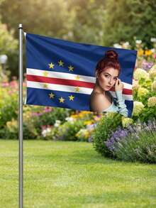 Customized Cape Verde Flag With Customized Photos, Available In Multiple Sizes, Suitable For Courtyard, Porch, And Interior Decoration, Functional, Exquisite And Fashionable, Suitable For All Seasons, Personalized Gift, Flag Not Included - Multicolor - View 9