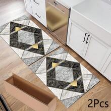 1pc Vintage Pattern Printed Long Runner Rug, Home Floor Mat, Entryway Doormat, Indoor Entrance Mat, Bedroom Bedside Rug, Kitchen Runner Mat, Suitable For Living Room, Laundry Room, Bathroom - Multicolor - View 12