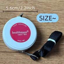 1.5m Automatic Retractable Soft Measuring Tape With Lanyard, Portable Tailor Tape Measure For Body Measurements, Waist And Clothing, Household Use - B - View 2
