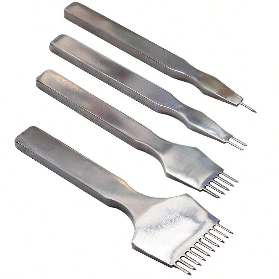 菱目打ち 高速度鋼 4本セット レザークラフト 工具 a294 (4. 0mm) - 5.0 mm - チェックする 1