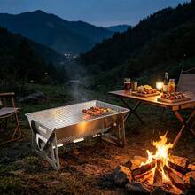Detachable BBQ Grill, Portable And Convenient, Suitable For Picnic, Party, Team Building And Other Outdoor Activities. - Multiple Styles - View 11