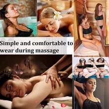 60pcs Women's Disposable Set, Comfortable Underwear, SPA Top, Bra, Camping, Outdoor, Travel Essentials - 30 Bra + 30 Underwear - View 10