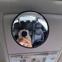 2pcs 360° Rotating Frameless Car Blind Spot Mirrors, Silver Wide Angle Rearview Mirrors, Adjustable Blind Spot Mirrors Suitable For Sedan, Truck, SUV - one-size - View 9