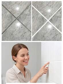 100g White/Grey Tile Grout Sealant For Daily Home Use, Tile And Floor Gap Repair, Portable - A - View 8
