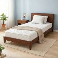 Colchão Semi-ortopédico Solteiro 88x188 100% Espuma Firme - Branco - Visão 4