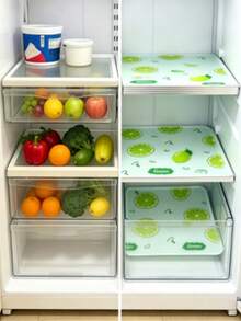 High-Quality Thick Refrigerator Mat - Washable And Reusable. Made Of Outdoor-Grade Material With Innovative Pattern. Suitable For Refrigerator And Kitchen Decor. Kitchen Essentials, Kitchen Tools, Kitchen Supplies, Kitchen Accessories, Summer Supplies - Multicolor - View 7